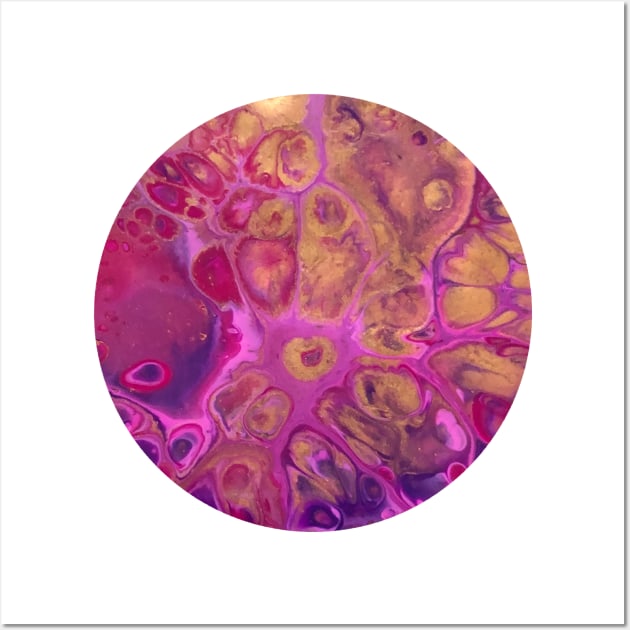 Pink Passion / Acrylic Pouring Wall Art by nathalieaynie